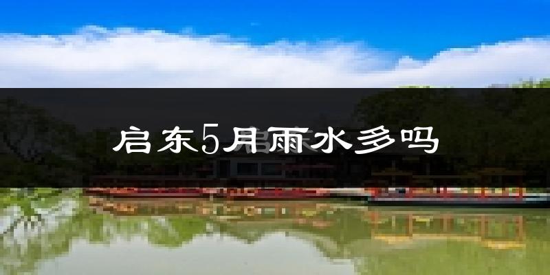启东5月雨水多吗?