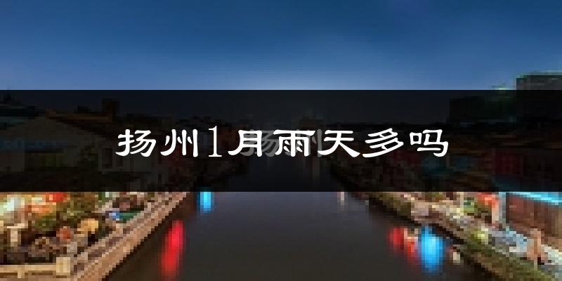 扬州1月雨天多吗?