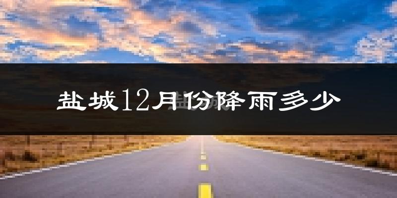 盐城12月份降雨多少?