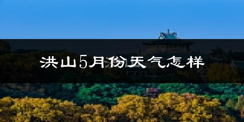 洪山5月份天气怎样?洪山五月冷不冷?