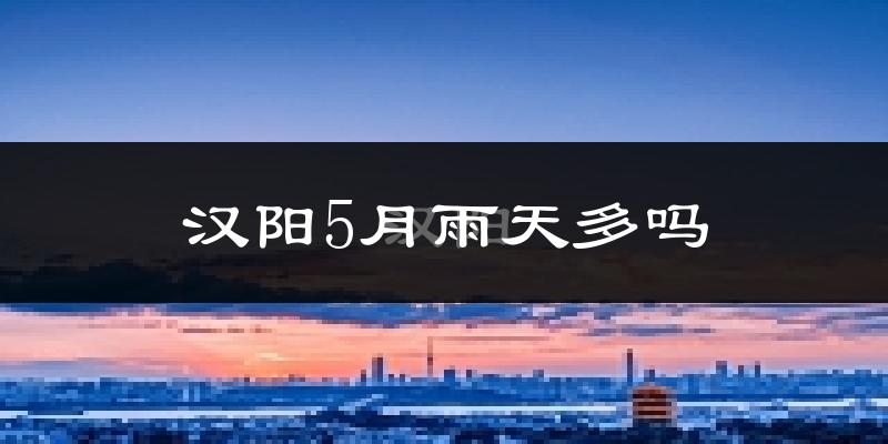 汉阳5月雨天多吗?