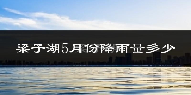 梁子湖5月份降雨量多少?梁子湖五月下雨多吗?