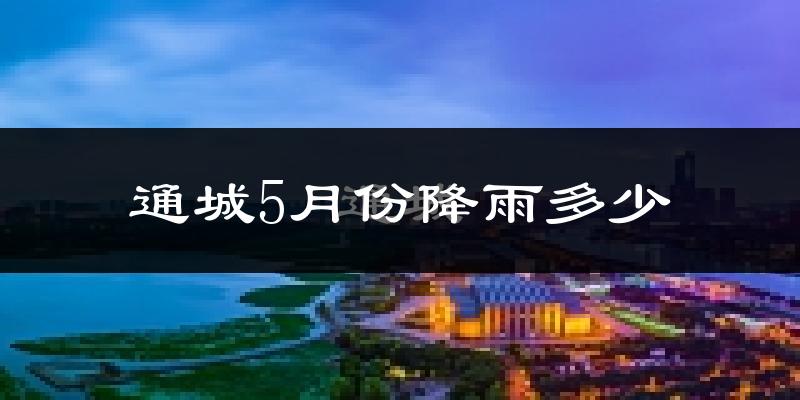 通城5月份降雨多少?