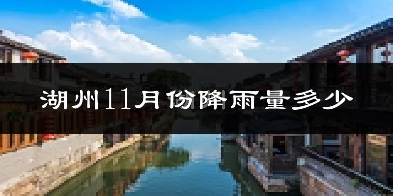 湖州11月份降雨量多少?湖州十一月下雨多吗?