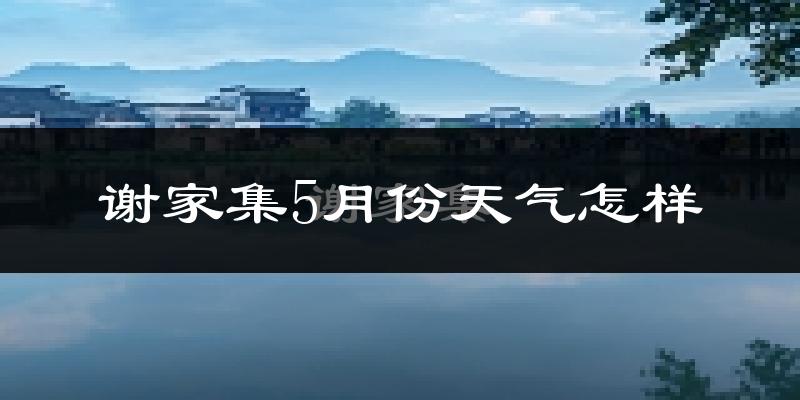 谢家集5月份天气怎样?谢家集五月冷吗?
