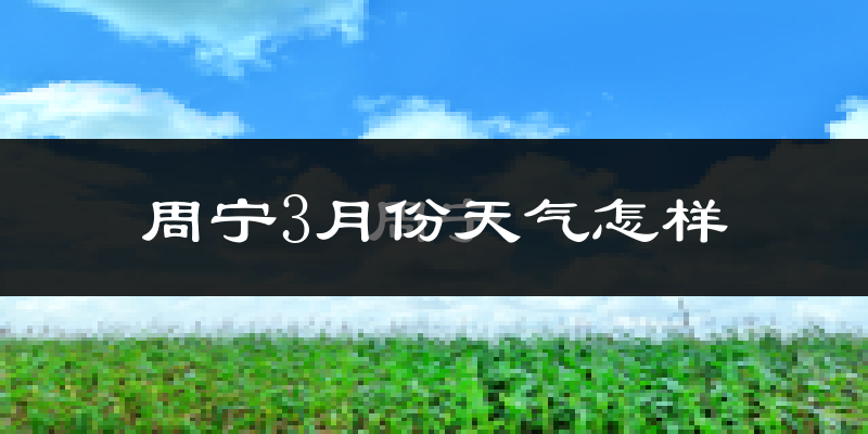 周宁县3月份天气如何?冷吗?过去两年天气数据分析