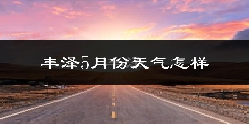 丰泽5月份天气怎样?丰泽五月冷吗?