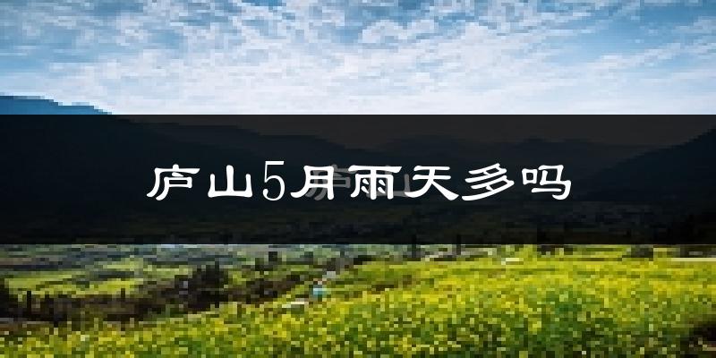 庐山5月雨天多吗?