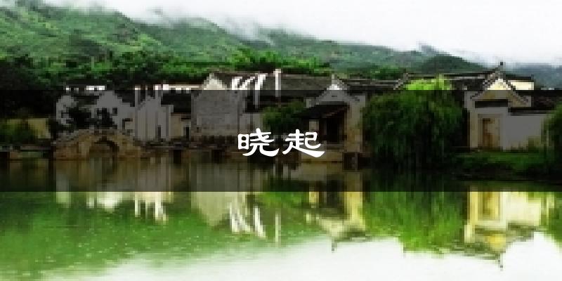 晓起天气预报十五天