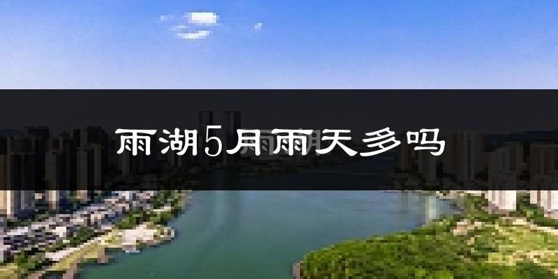 雨湖5月雨天多吗?