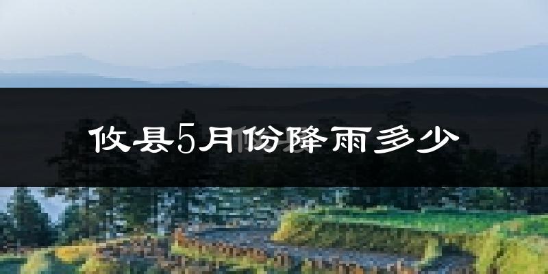 攸县5月份降雨多少?