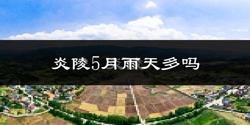 炎陵5月雨天多吗?