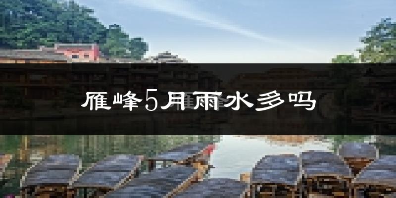 雁峰5月雨水多吗?