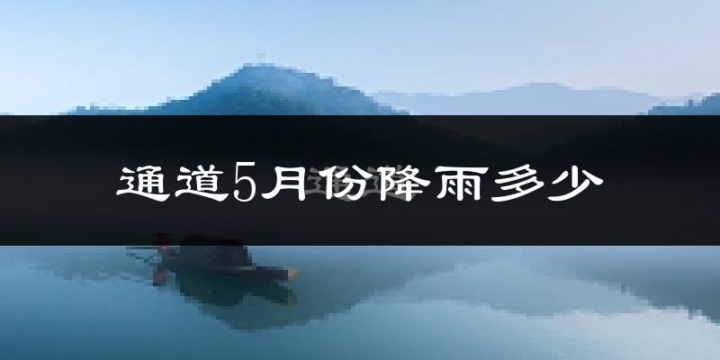 通道5月份降雨多少?