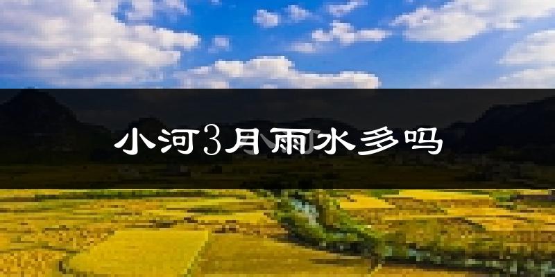 小河3月雨水多吗?