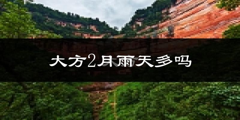 大方2月雨天多吗?