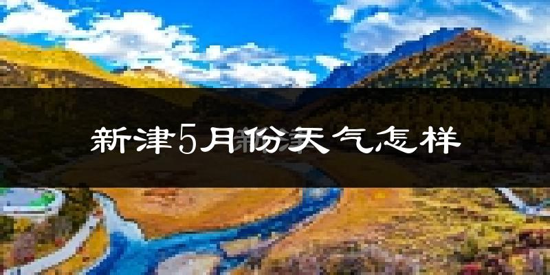 新津5月天气如何?很热吗?