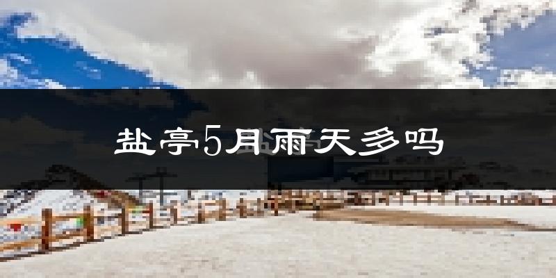 盐亭5月雨天多吗?