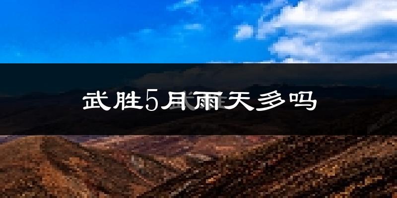 武胜5月雨天多吗?