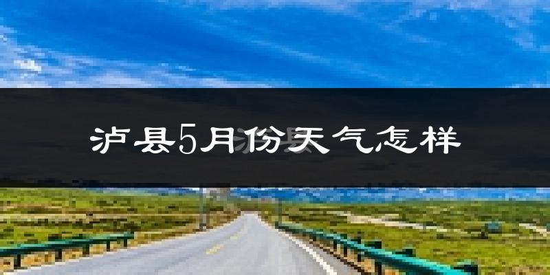 泸县5月份天气如何?很热吗?