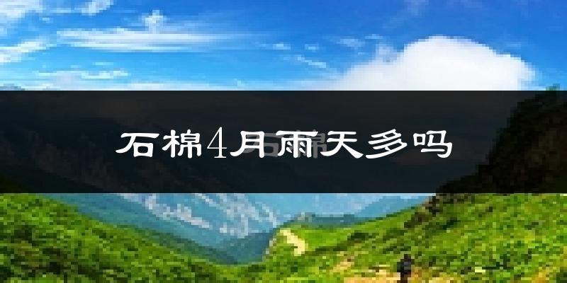 石棉4月雨天多吗?