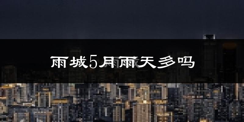 雨城5月雨天多吗?