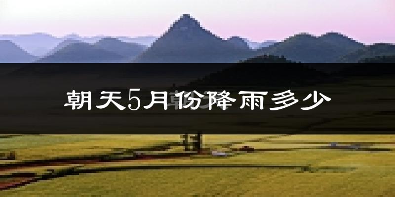 朝天5月份降雨多少?