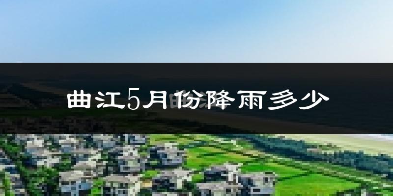 曲江5月份降雨多少?