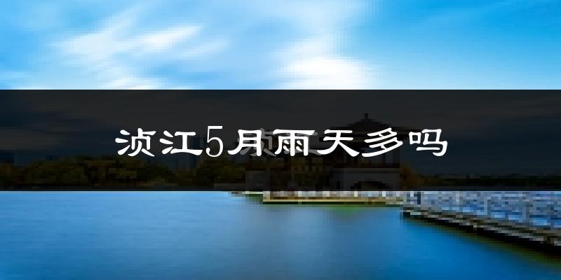 浈江5月雨天多吗?