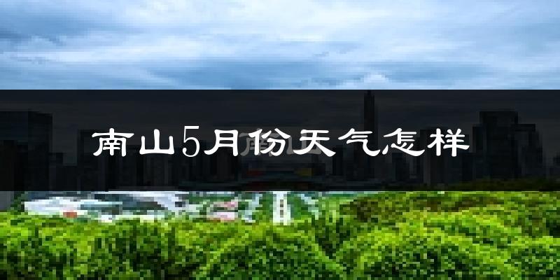 南山5月份天气怎样?南山五月冷吗?
