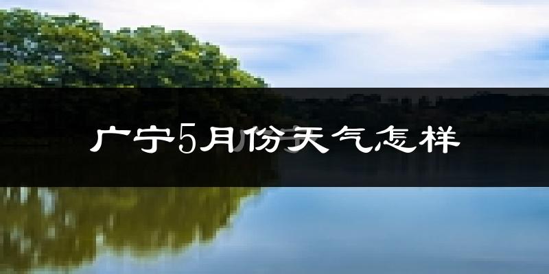 广宁县5月份天气如何?很热吗?