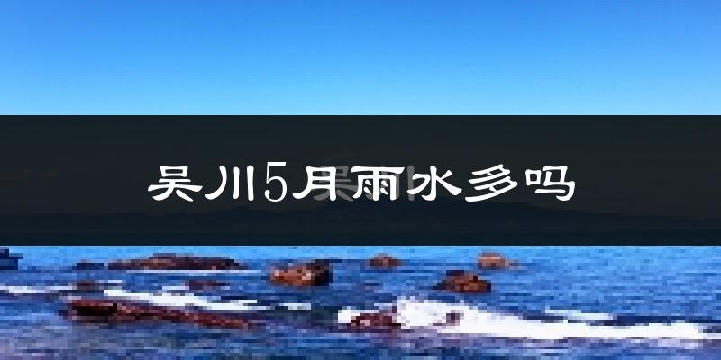 吴川5月雨水多吗?