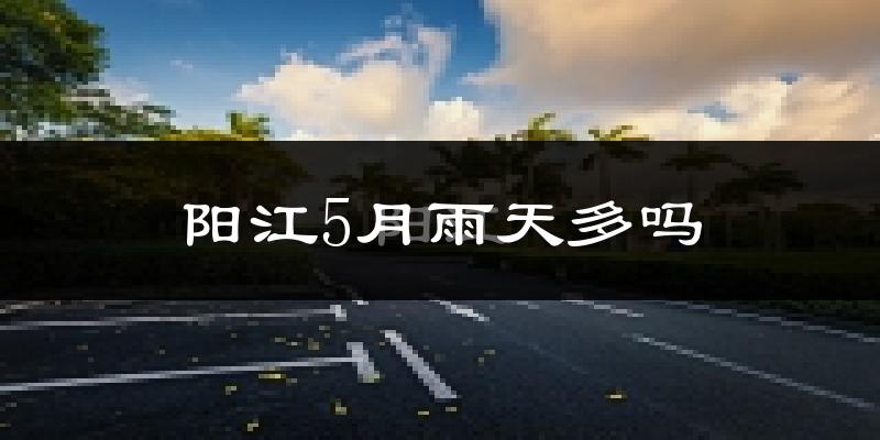 阳江5月雨天多吗?