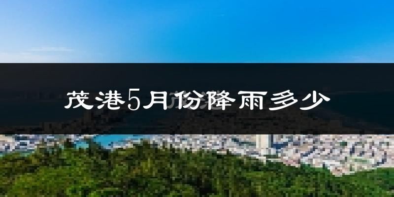 茂港5月份降雨多少?