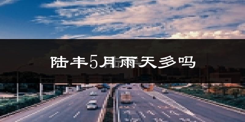 陆丰5月雨天多吗?
