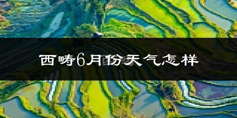 西畴县6月份天气如何?很热吗?