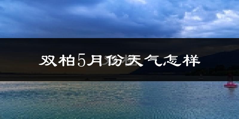 双柏县5月份天气如何?冷热情况分析