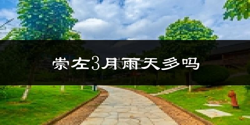 崇左3月雨天多吗?