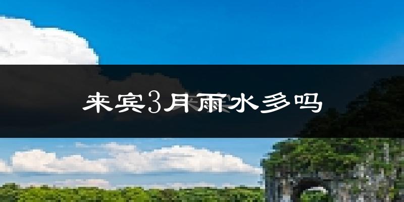 来宾3月雨水多吗?