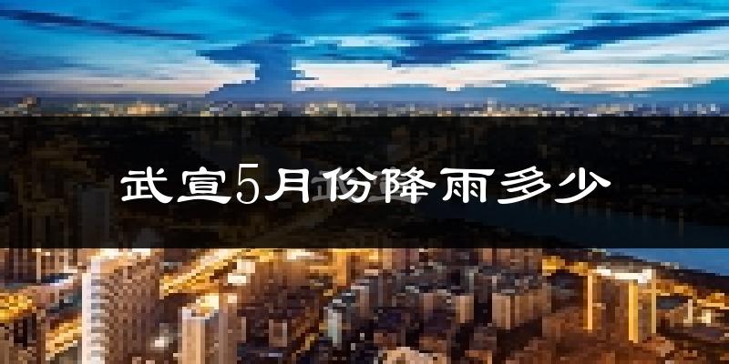 武宣5月份降雨多少?