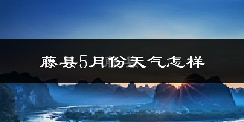 藤县5月份天气如何?很热吗?