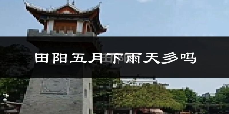 田阳五月下雨天多吗?田阳5月份降雨量多少?