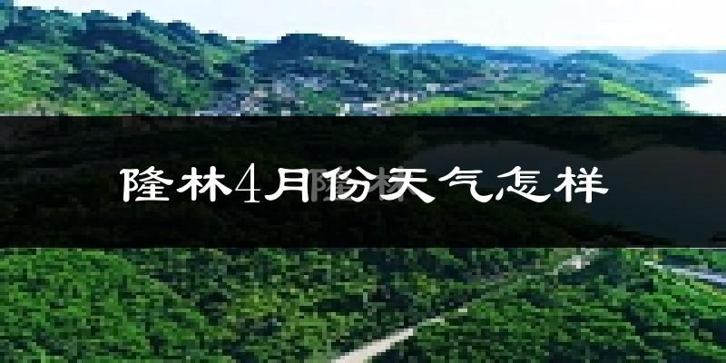 隆林各族自治县4月份天气如何?天气冷热情况分析