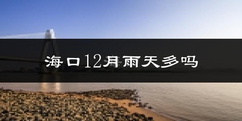 海口12月雨天多吗?