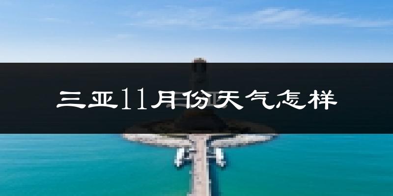 三亚11月份天气怎样?三亚十一月冷吗?