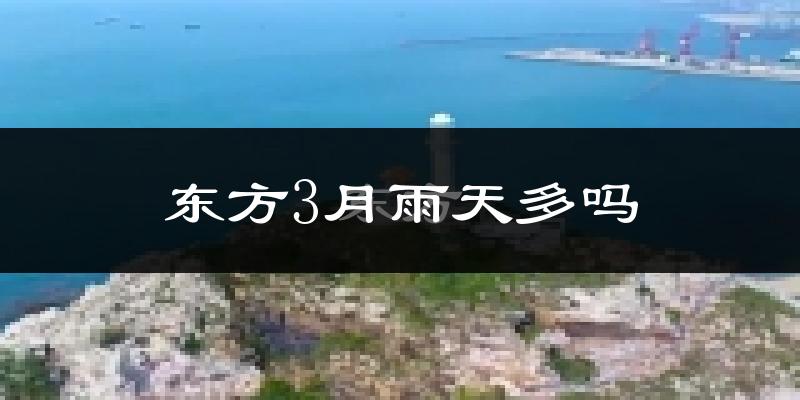 东方3月雨天多吗?