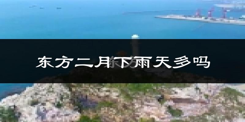 东方二月下雨天多吗?东方2月份降雨量多少?