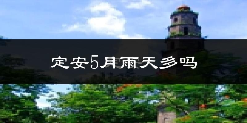 定安5月雨天多吗?