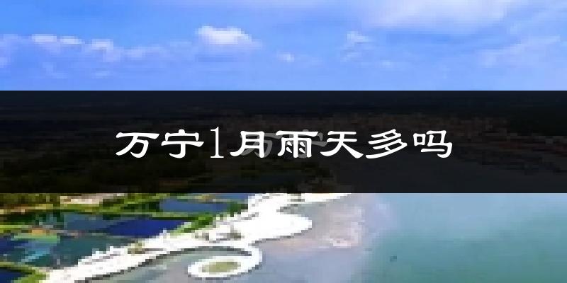 万宁1月雨天多吗?