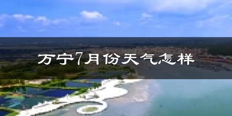 万宁市7月份天气如何?很热吗?
